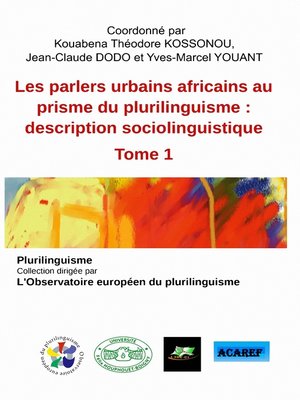 cover image of Les parlers urbains africains au prisme du plurilinguisme